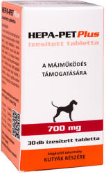 HEPA-PET Plus ízesített tabletta 700 mg - 30 tabletta