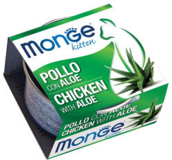 Monge Fruits kitten csirke-aloe vera 80g - pegazusallatpatika