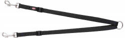 TRIXIE 201101 Premium Coupler - páros póráz - fekete - (XS-M) 40-70cm/15mm - pegazusallatpatika