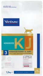 Virbac HPM Cat Kidney Joint Support KJ3 diétás eledel macskáknak 1, 5kg - pegazusallatpatika