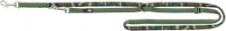 TRIXIE 1987423 Premium Adjustable Lead with Neoprene Padding - álítható póráz (terepszínű/sötét zöld) XS (2m/10mm)