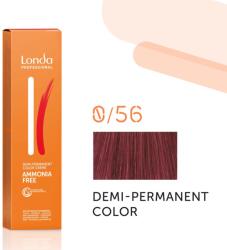 Londa Professional Demi Permanent Color Creme 60 ml gazdag krémes hajfesték 0/56