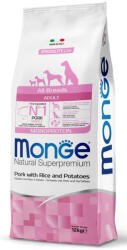Monge Adult MONOPROTEIN All Breeds sertés-rizs-burgonya száraztáp kutyának 15kg