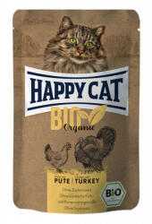 Happy Cat Bio Organic alutasakos eledel - Csirke és pulyka 12x85g