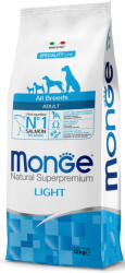 Monge Adult All Breeds Light lazac-rizs száraztáp kutyának 15kg - pegazusallatpatika