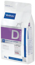 Virbac HPM Dog Dermatology Support D1 gyógytáp 3kg
