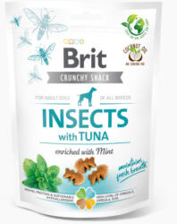 Brit Crunchy Cracker Insects with Tuna jutalomfalat kutyák részére 200g - pegazusallatpatika