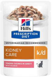 Hill's Feline k/d Pouch Salmon alutasak 85g - pegazusallatpatika