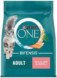 ONE Adult lazac & teljes kiőrlésű gabona száraz macskaeledel 750g