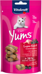 Vitakraft Yums puha jutalomfalat kacsa bodzával 40g - pegazusallatpatika