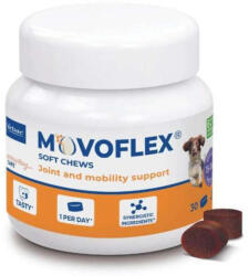  Movoflex ízületvédő rágótabletta tojáshéj membránnal közepes méretű kutyáknak (15-30kg-ig) 30db rágótabletta - pegazusallatpatika