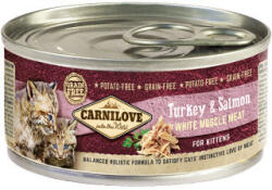 Carnilove Cat konzerv Kitten Pulyka & Lazac 12x100 g konzerv ( Turkey & Salmon )