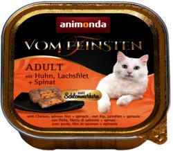 Animonda Vom Feinsten Gourmet Csirke Lazac spenóttal 100g (83261) - pegazusallatpatika