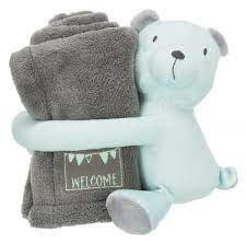 TRIXIE 37110 Junior Cuddly Set - takaró plüssel kölyökkutyák részére (75x50cm) - pegazusallatpatika