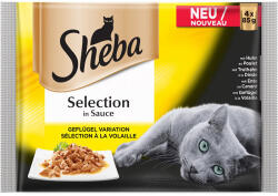 Sheba selection szárnyas válogatás 4x85g