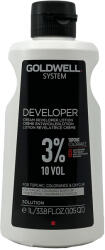 Goldwell System Cream Developer Topchic Colorance 1000 ml krém oxidálószer 3% 10 Vol