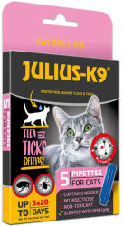 Julius K-9 Cat Spot On - Bolha-, kullancs riasztó spot-on macskák részére 5x1ml - pegazusallatpatika