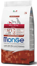 Monge Mini Adult Monoprotein bárány-rizs-burgonya száraztáp kutyának 2, 5kg