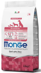 Monge Puppy&Junior All Breeds Monoprotein marha-rizs száraztáp kutyának 2, 5kg - pegazusallatpatika