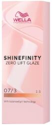 Wella Shinefinity Zero Lift Glaze 60 ml ammónia mentes festék 07/3 Burnt Honey