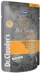 Dr.Clauder's Best Selection No1 csirke tőzegáfonyával - Mono Protein alutasakos eledel macskának 85g - pegazusallatpatika