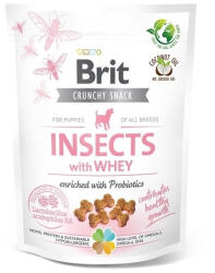 Brit Dog Puppy Insects with Whey & Probiotics jutalomfalat kutyák részére 200 g - pegazusallatpatika