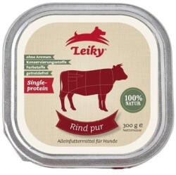 Leiky 100% marhahús és belsőségek alutálkás eledel kutyának 300g - pegazusallatpatika
