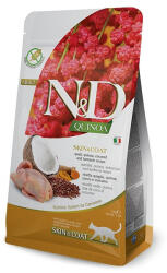 N&D Quinoa Adult Skin&coat Quail (Fürj) száraz macskaeledel 1, 5kg