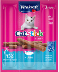 Vitakraft cat sticks kiegészítő eledel lazaccal és pisztránggal - pegazusallatpatika