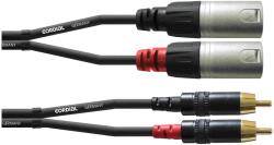 Cordial - CFU 3 MC REAN XLR Papa / RCA 3 m