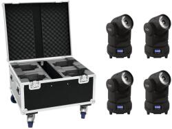 EUROLITE Set 4x LED TMH-X1 Moving-Head Beam + Case