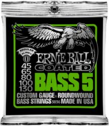 ERNIE BALL - Coated 5 String Slinky Bass 45-130 Basszusgitárhúr készlet 5-húros