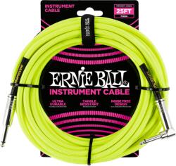 Ernie Ball - Vasalózsinór kábel 7.65m Neonsárga