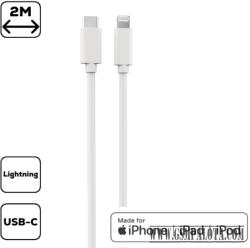 Cellect iPhone USB C to lightning adat 2m, töltőkábel (MDCU-IPHMFI2-TYPEC-W)