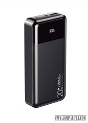 Cellect Power bank PR192 PD20W, 20000mAh, Fekete (CEL-PBANK-PR192-BK)