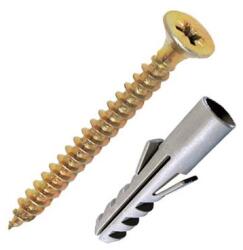 SB pozdorjacsavar 6, 0 x 60 + műanyag kerek tipli 10 x 48 (4db) (3900404)