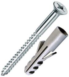 SB facsavar süllyesztett fejű 4, 0 x 40 + műanyag kerek tipli 8 x 38 (6db) (3900821)