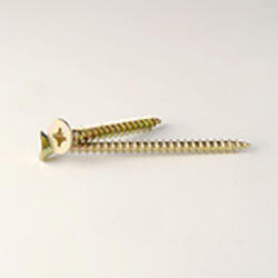 Csavarda süllyesztettfejű faforgácslap csavar, sárgahorganyzott 4x70/42 (10001040007000005002)