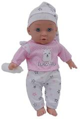 Hada Bebe Hangot adó játékbaba lámakornis ruhában - 35 cm (WZB102-10) (WZB102-10)