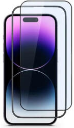 Epico - Edge To Edge iPhone 13 Pro Max / iPhone 14 Plus üvegfólia - 2db + felhelyező keret (60512151300017_)