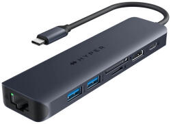 HYPER Hyper - EcoSmart 2. generációs 7 portos USB-C Hub (HY-HD4003GL)