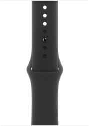 Apple - 46 mm-es fekete sportszíj - XL (MXM53ZM/A) (MXM53ZM/A)
