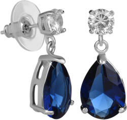 Troli Csillogó fülbevaló kék kristállyal - vivantis - 3 020 Ft