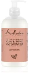 Shea Moisture Coconut & Hibiscus Curl & Shine kondicionáló a hullámos és göndör hajra 384 ml