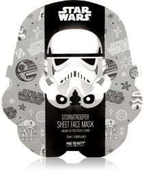 Mad Beauty Star Wars Storm Trooper hidratáló gézmaszk zöld tea kivonattal 25 ml