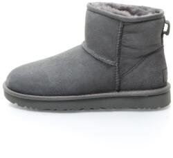 UGG Classic Mini II bebújós nyersbőr csizma, Szürke, 6 (1016222-GREY-6)