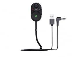 Well USB-A vezeték nélküli Bluetooth 5.3 AUX adapter jack kábel fekete (REC-BT-BEAT-WL)