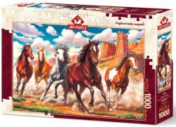 Art Puzzle Пъзел Art Puzzle от 1000 части - Бягайки диво през долината (4224)