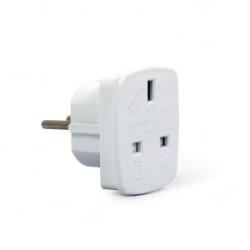 Gembird utazó adapter UK aljzat --> EU Shuko dugó (A-AC-UKEU-001)