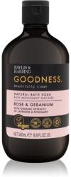 Baylis & Harding Goodness Rose & Geranium habfürdő virág illattal 500 ml